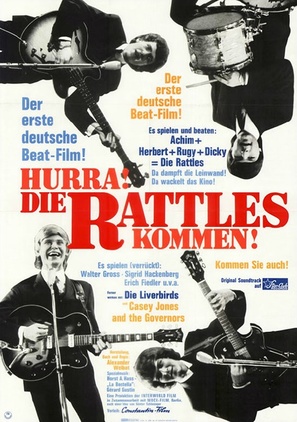 Hurra, die Rattles kommen - German Movie Poster (thumbnail)