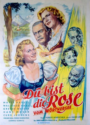 Du bist die Rose vom W&ouml;rthersee - German Movie Poster (thumbnail)