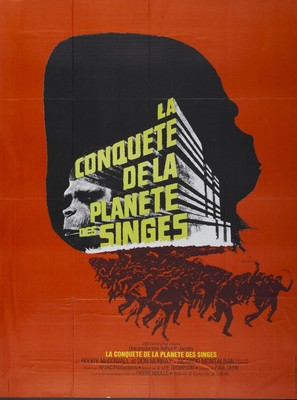 Conquest of the Planet of the Apes - French Movie Poster (thumbnail)