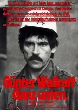 G&uuml;nter Wallraff - Ganz unten - German Movie Poster (thumbnail)