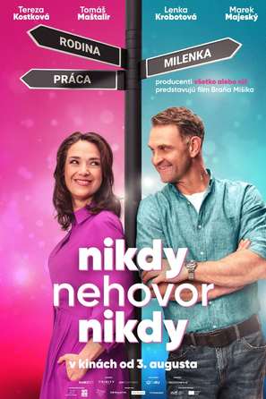 Nikdy nehovor nikdy - Slovak Movie Poster (thumbnail)