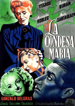 La condesa Mar&iacute;a - Spanish Movie Poster (thumbnail)