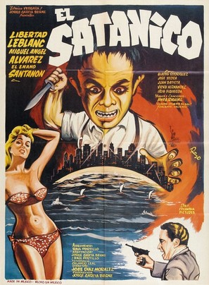 El sat&aacute;nico - Mexican Movie Poster (thumbnail)