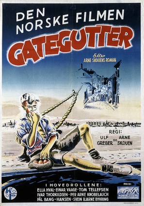 Gategutter - Norwegian Movie Poster (thumbnail)