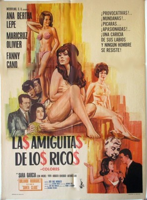Las amiguitas de los ricos - Mexican Movie Poster (thumbnail)