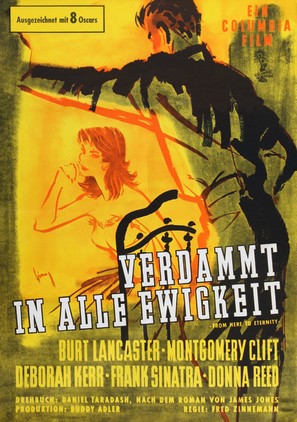 From Here to Eternity - German Movie Poster (thumbnail)