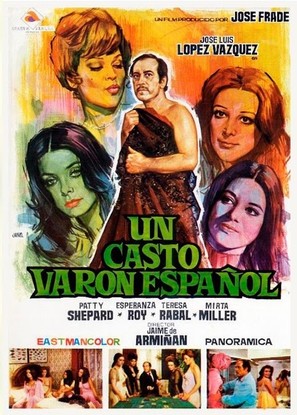 Un casto var&oacute;n espa&ntilde;ol - Spanish Movie Poster (thumbnail)