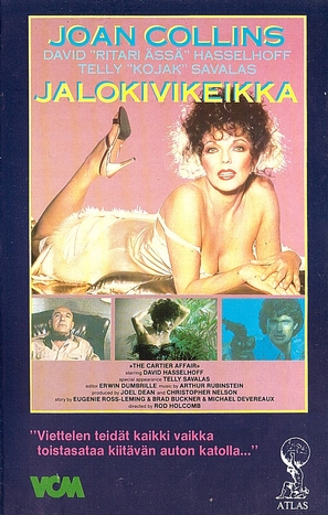 The Cartier Affair - Finnish VHS movie cover (thumbnail)