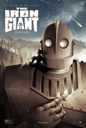 The Iron Giant - Re-release movie poster (thumbnail)