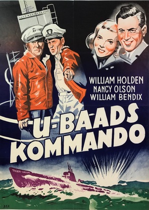 Submarine Command - Danish Movie Poster (thumbnail)