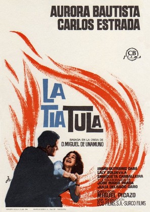 La t&iacute;a Tula - Spanish Movie Poster (thumbnail)
