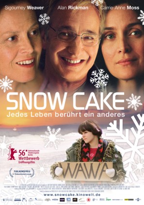 Snow Cake - German Movie Poster (thumbnail)