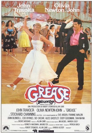 Grease - Spanish Movie Poster (thumbnail)