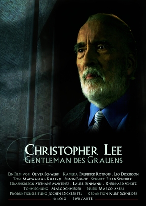Christopher Lee - Gentleman des Grauens - German Movie Poster (thumbnail)