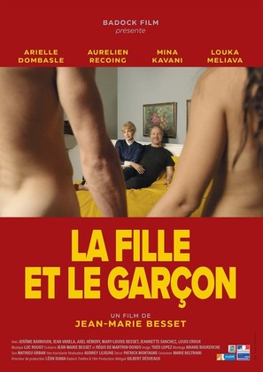 La fille et le gar&ccedil;on - French Movie Poster (thumbnail)