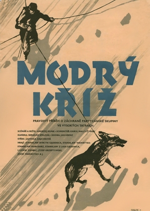 Blekitny krzyz - Czech Movie Poster (thumbnail)