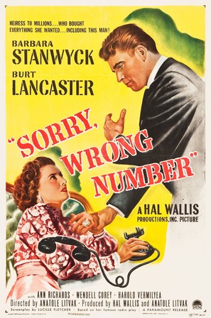Sorry, Wrong Number - Movie Poster (thumbnail)