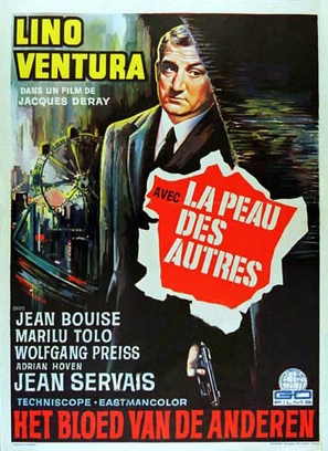 Avec la peau des autres - Belgian Movie Poster (thumbnail)