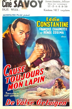 Cause toujours, mon lapin - Belgian Movie Poster (thumbnail)