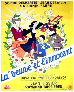 La veuve et l&#039;innocent - French Movie Poster (thumbnail)