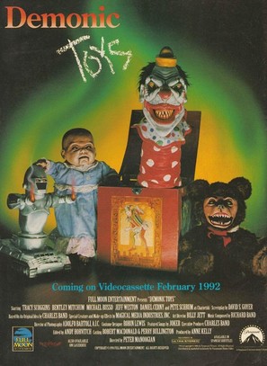 Demonic Toys - Video release movie poster (thumbnail)