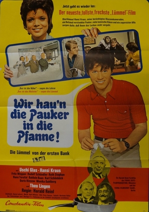 Wir haun die Pauker in die Pfanne - Die L&uuml;mmel von der ersten Bank, V. Teil - German Movie Poster (thumbnail)