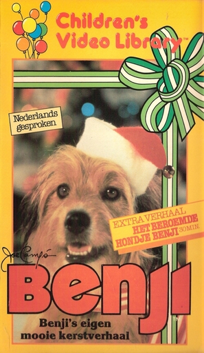 Benji&#039;s Very Own Christmas Story - Dutch VHS movie cover (thumbnail)