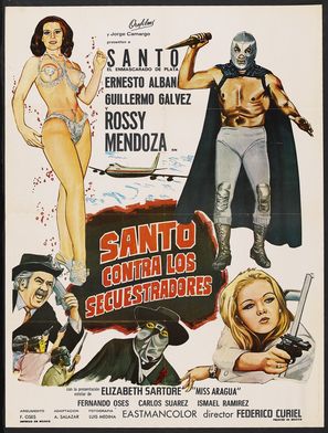 &#039;Santo&#039; contra los secuestradores - Mexican Movie Poster (thumbnail)