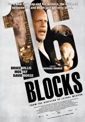16 Blocks - Norwegian Movie Poster (thumbnail)