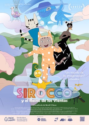 Sirocco et le royaume des courants d&#039;air - Spanish Movie Poster (thumbnail)