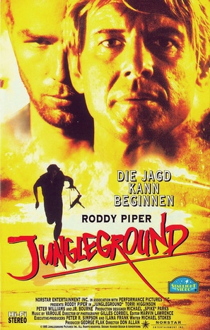 Jungleground - German VHS movie cover (thumbnail)