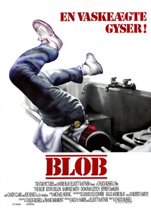 The Blob - Danish Movie Poster (thumbnail)