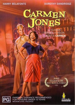 Carmen Jones - Australian DVD movie cover (thumbnail)