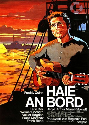 Haie an Bord - German Movie Poster (thumbnail)