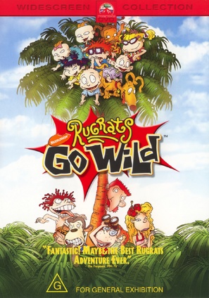Rugrats Go Wild! - Australian DVD movie cover (thumbnail)