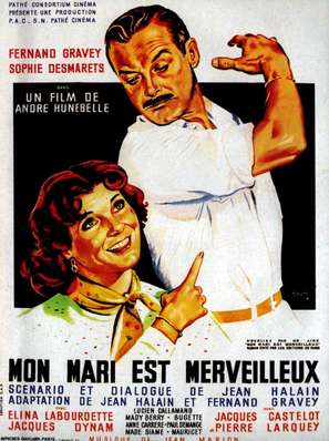 Mon mari est merveilleux - French Movie Poster (thumbnail)