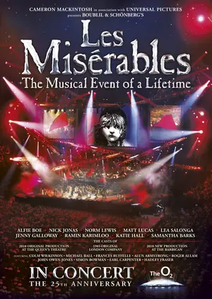 Les Misérables in Concert: The 25th Anniversary Poster