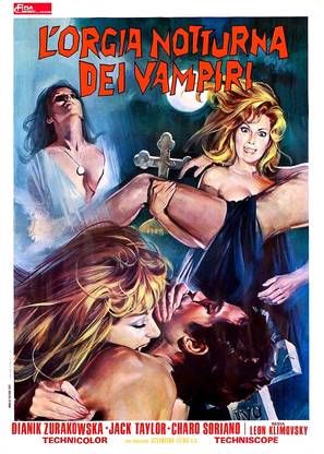 Org&iacute;a nocturna de los vampiros, La - Italian Movie Poster (thumbnail)