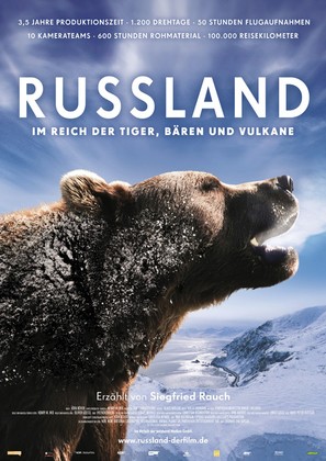 Russland - Im Reich der Tiger, B&auml;ren und Vulkane - German Movie Poster (thumbnail)