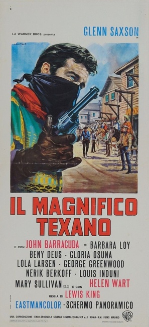 Il magnifico Texano - Italian Movie Poster (thumbnail)