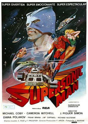 Supersonic Man - Spanish Movie Poster (thumbnail)