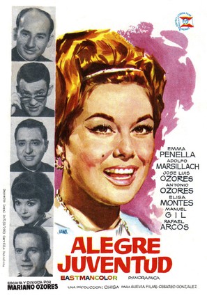 Alegre juventud - Spanish Movie Poster (thumbnail)