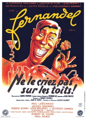 Ne le criez pas sur les toits - French Movie Poster (thumbnail)