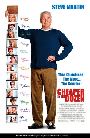 Cheaper by the Dozen - Movie Poster (thumbnail)