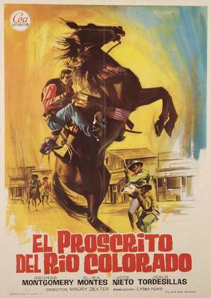 El proscrito del r&iacute;o Colorado - Spanish Movie Poster (thumbnail)