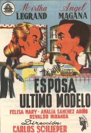 Esposa &uacute;ltimo modelo - Spanish Movie Poster (thumbnail)