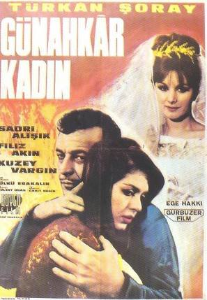 G&uuml;nahkar kadin - Turkish Movie Poster (thumbnail)