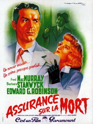 Double Indemnity - French Movie Poster (thumbnail)