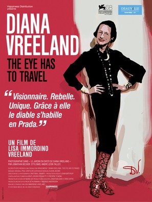 Diana Vreeland: The Eye Has to Travel - French Movie Poster (thumbnail)