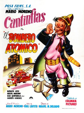 Bombero at&oacute;mico, El - Mexican Movie Poster (thumbnail)